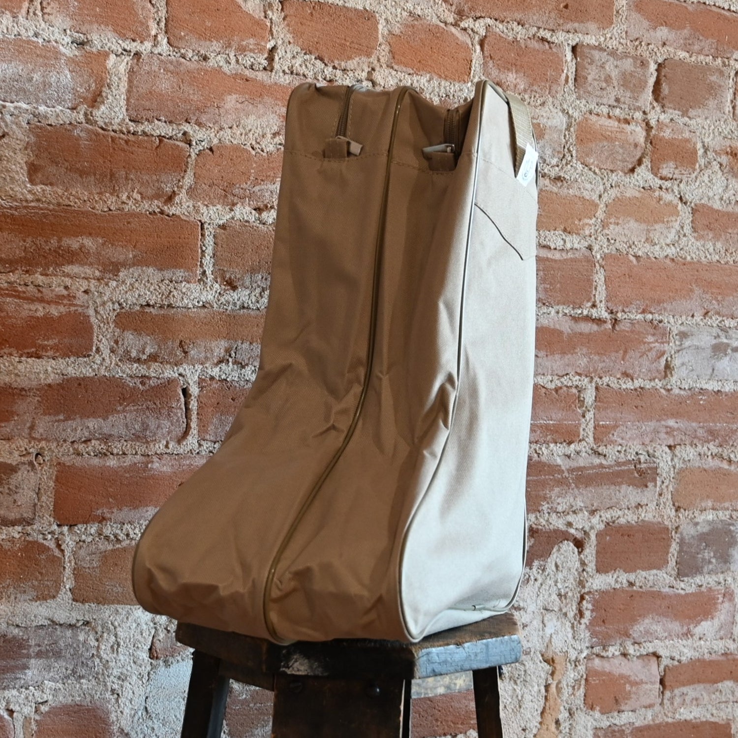 Tan Boot Bag