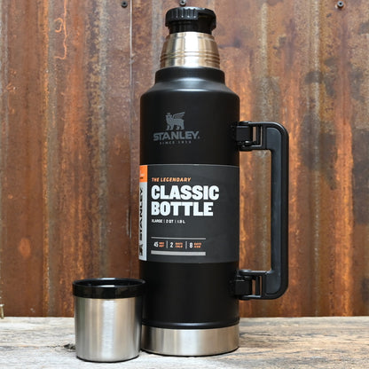 View of stanley classic bottle