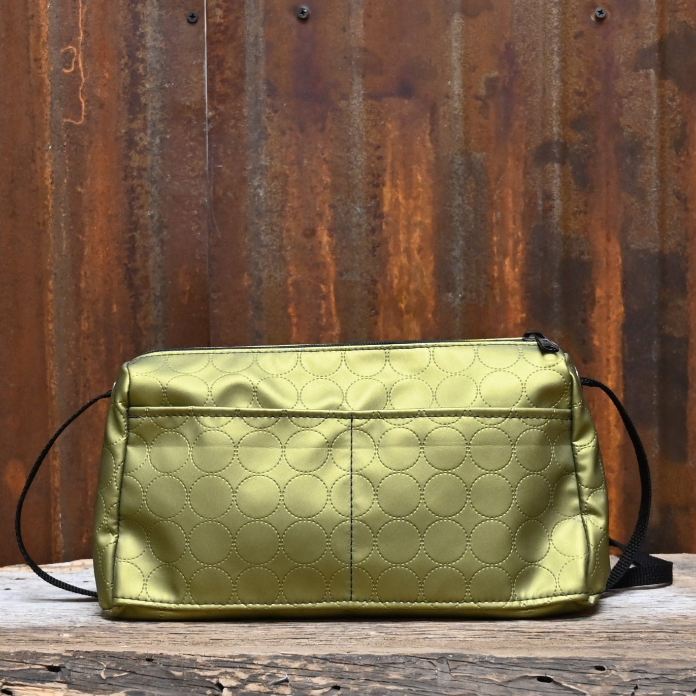 Metalic Green Ltb view of bag