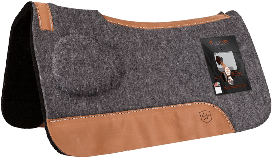 Lone Star Ropes Evo-Tech Fit Saddle Pad - Grey