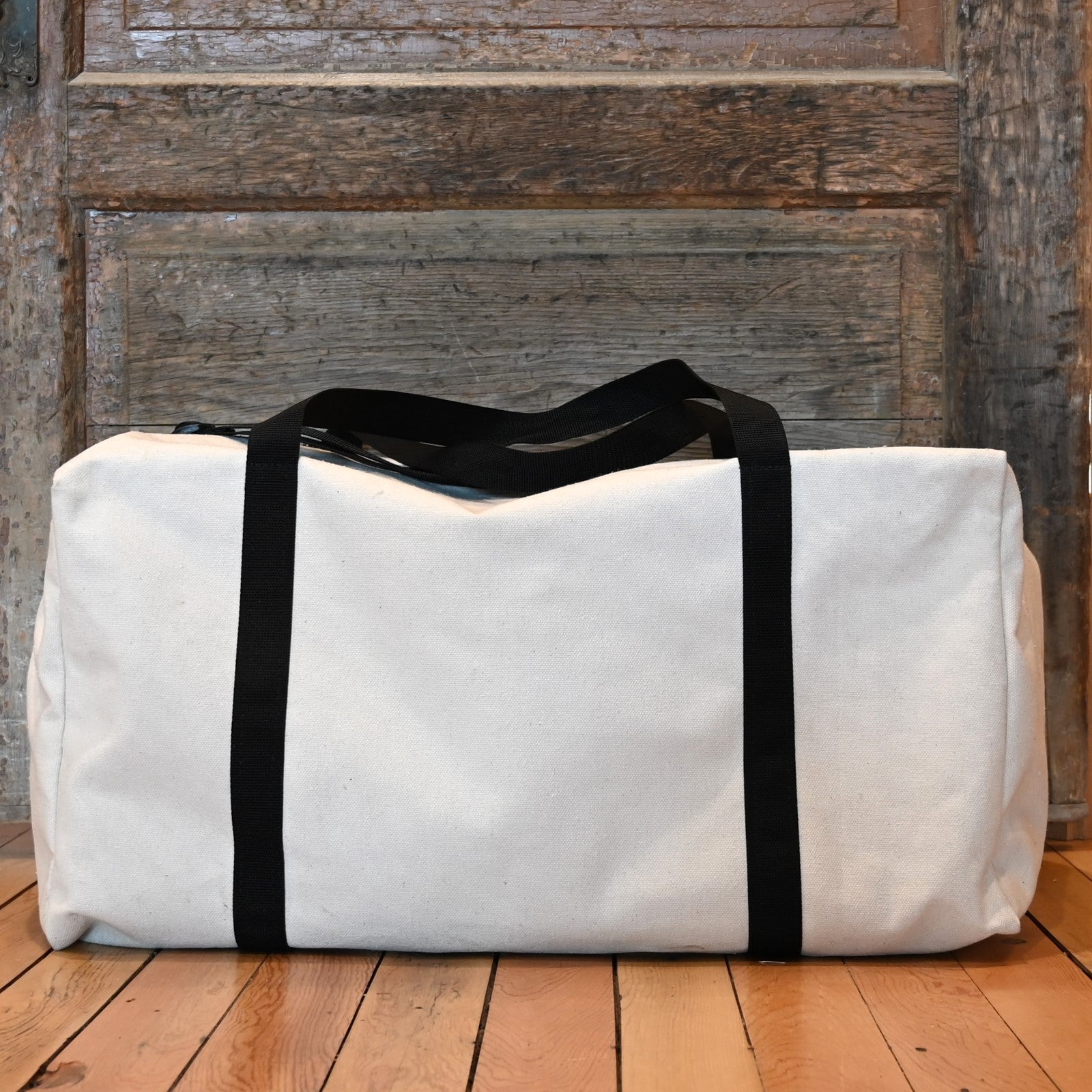 View of duffle bag