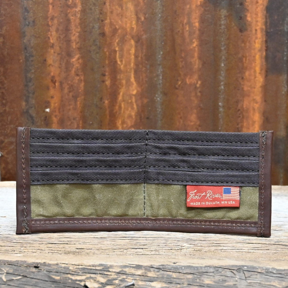 Frost River Leather Bi-Fold Wallet view of wallet