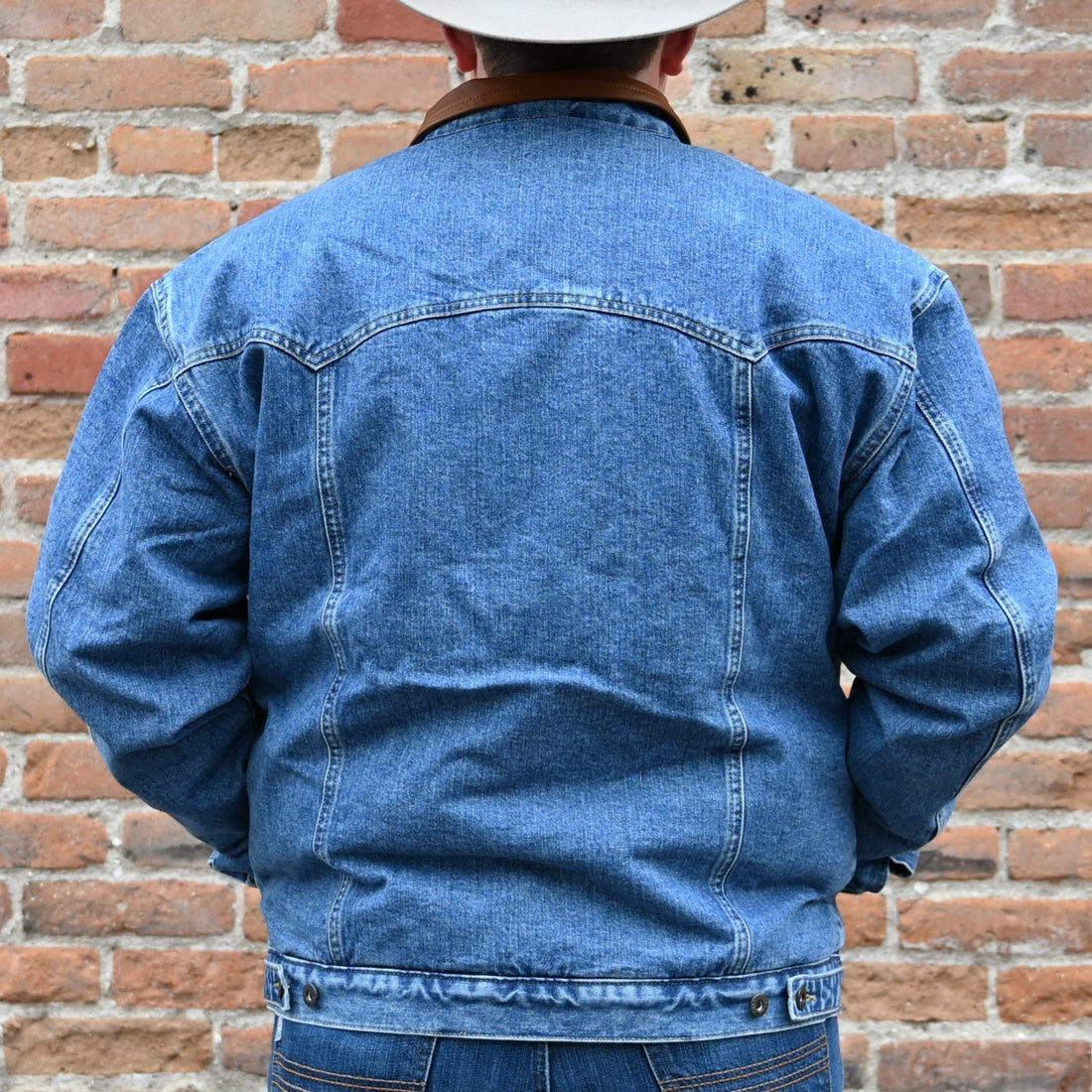 View of back of jacket