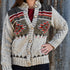 Brush Creek - Womens Wool Button Up Cardigan in Light Natural view of front size small