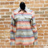 Ladies Pendleton Coral Stripe Board Shirt view of front