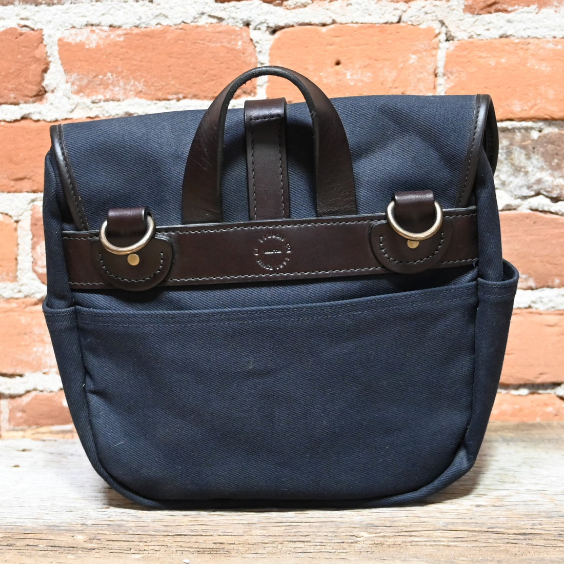Small Field Bag-Navy view of back