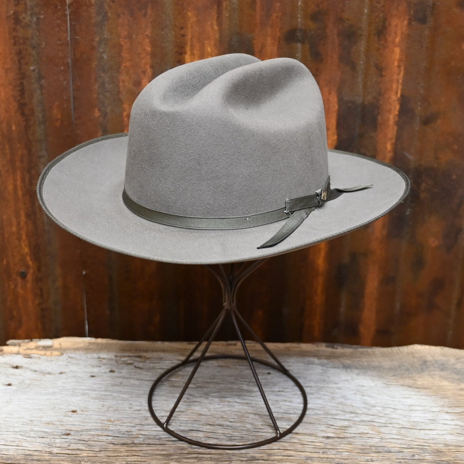 View of front of hat