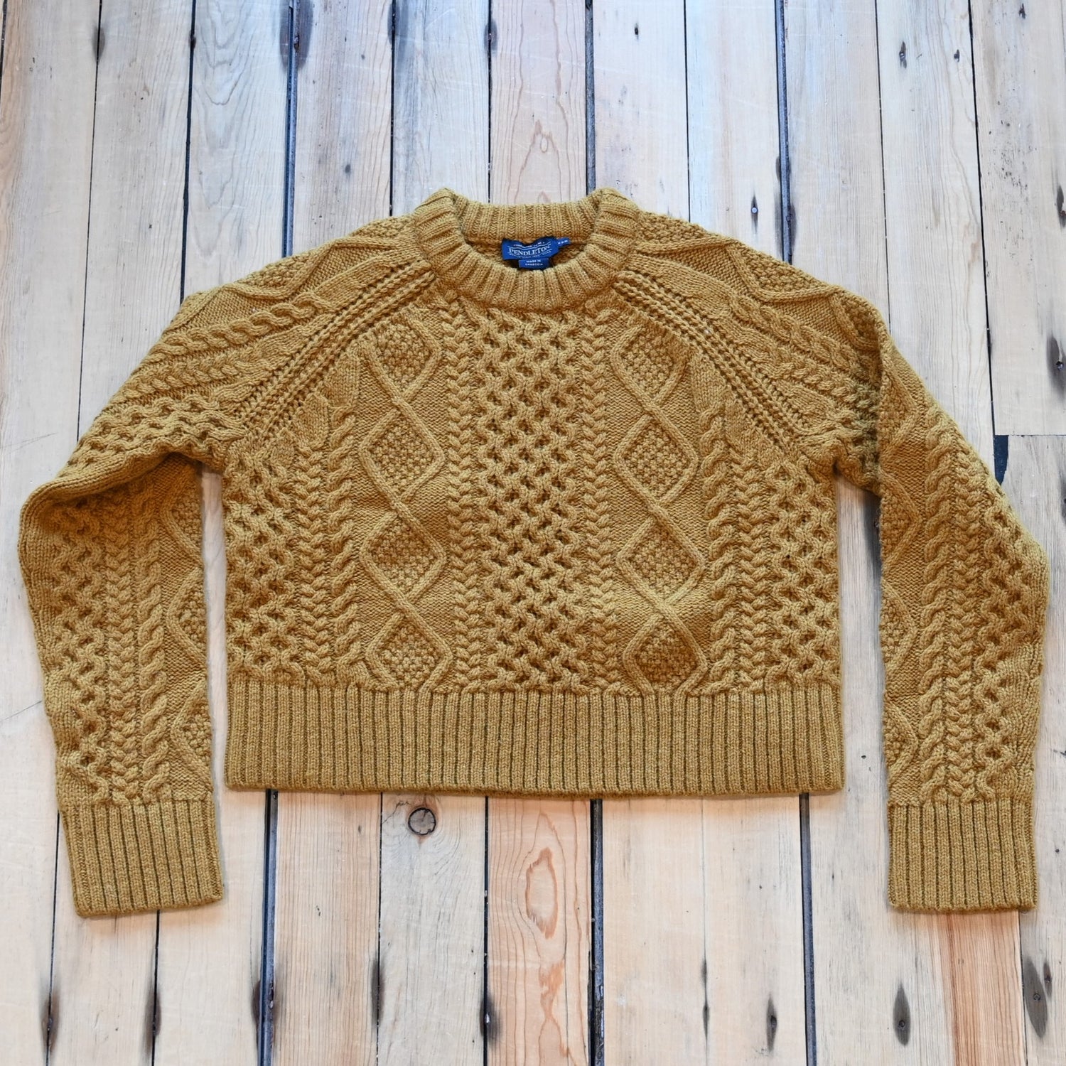 View of front of sweater