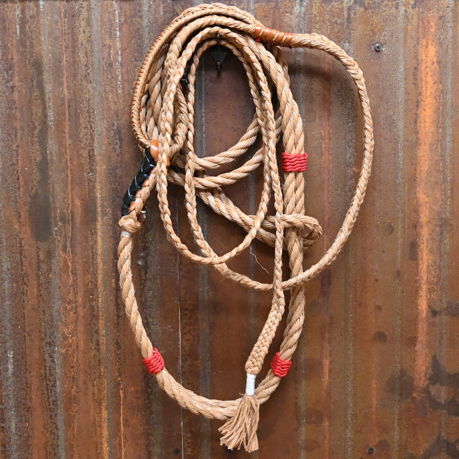 Barstow Pro Rodeo Custome Bull Rope 9/7 view of rope