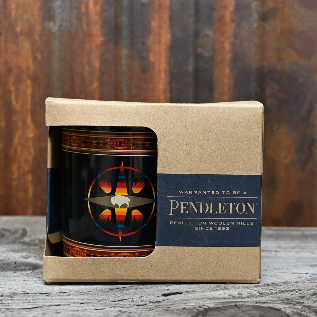 Pendleton 18 oz Ceramic Mug view of mug