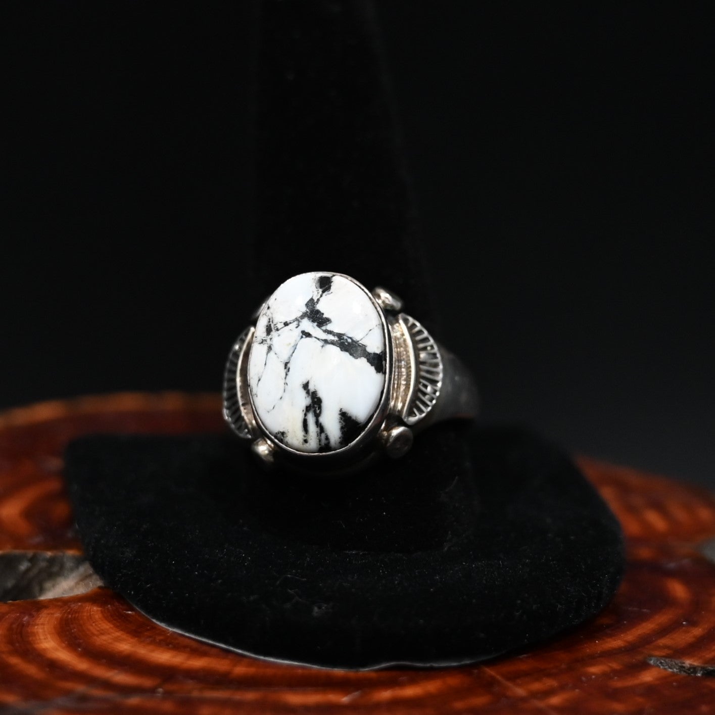 View of front of ring