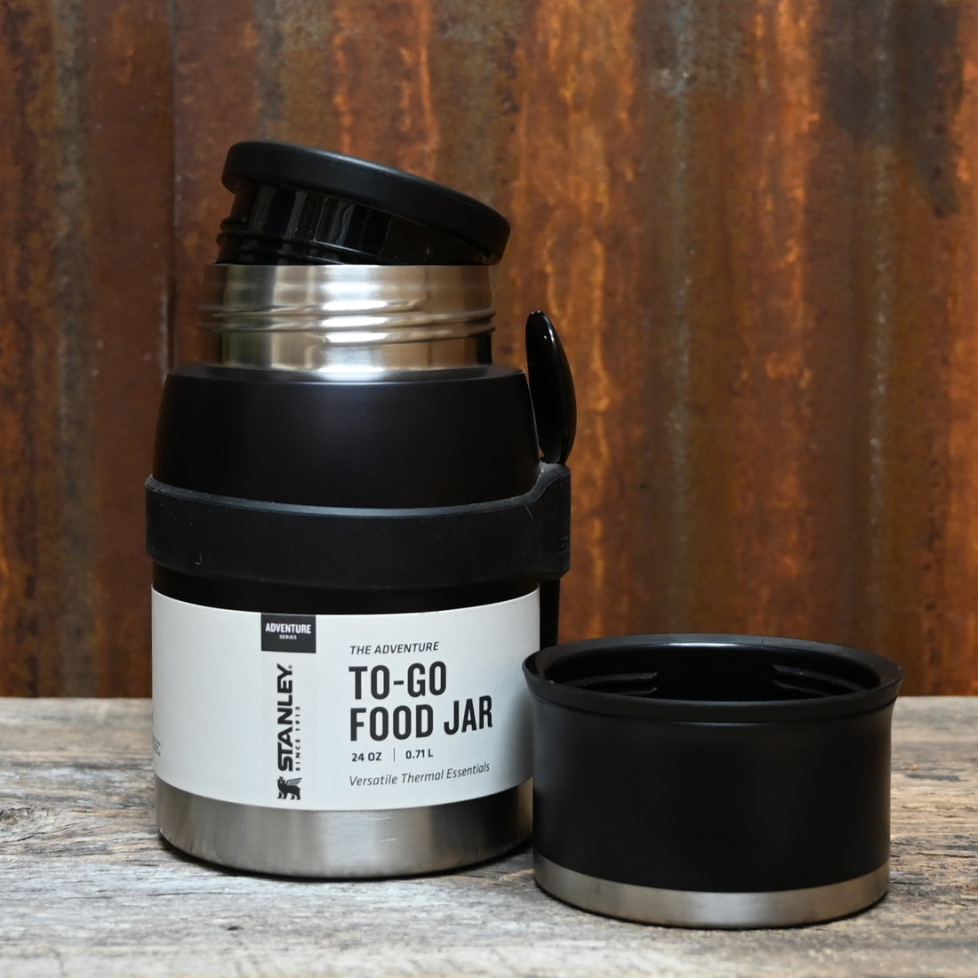 View of food jar