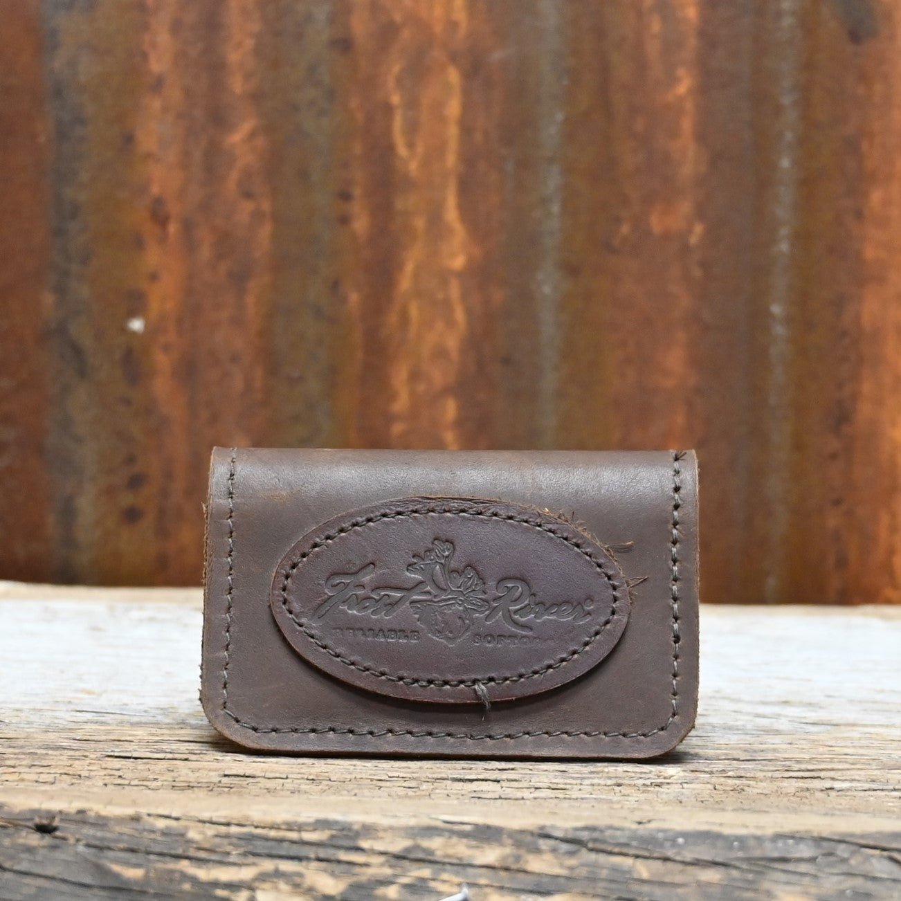 Frost River Leather Business Card Holder view of holder