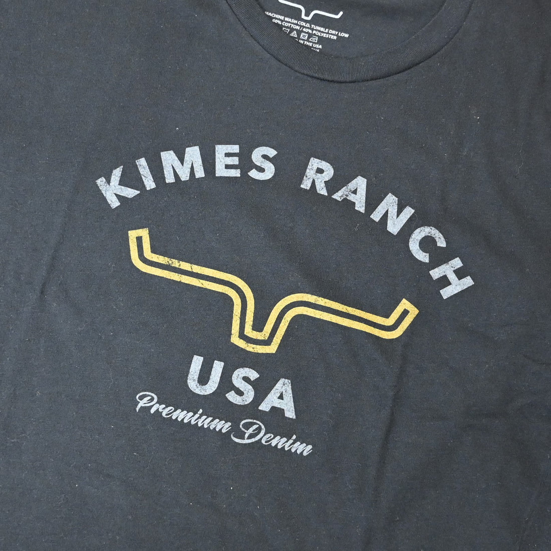Kimes Ranch Mens Arch Tee view of detail