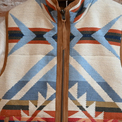 View of blanket pattern of vest