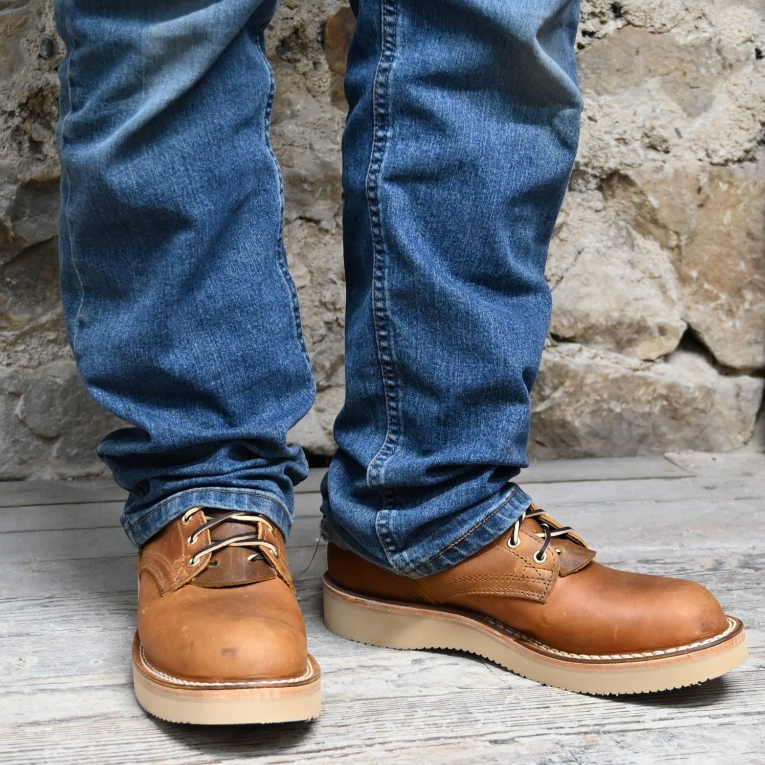 Wedge sole cheap chukka boots