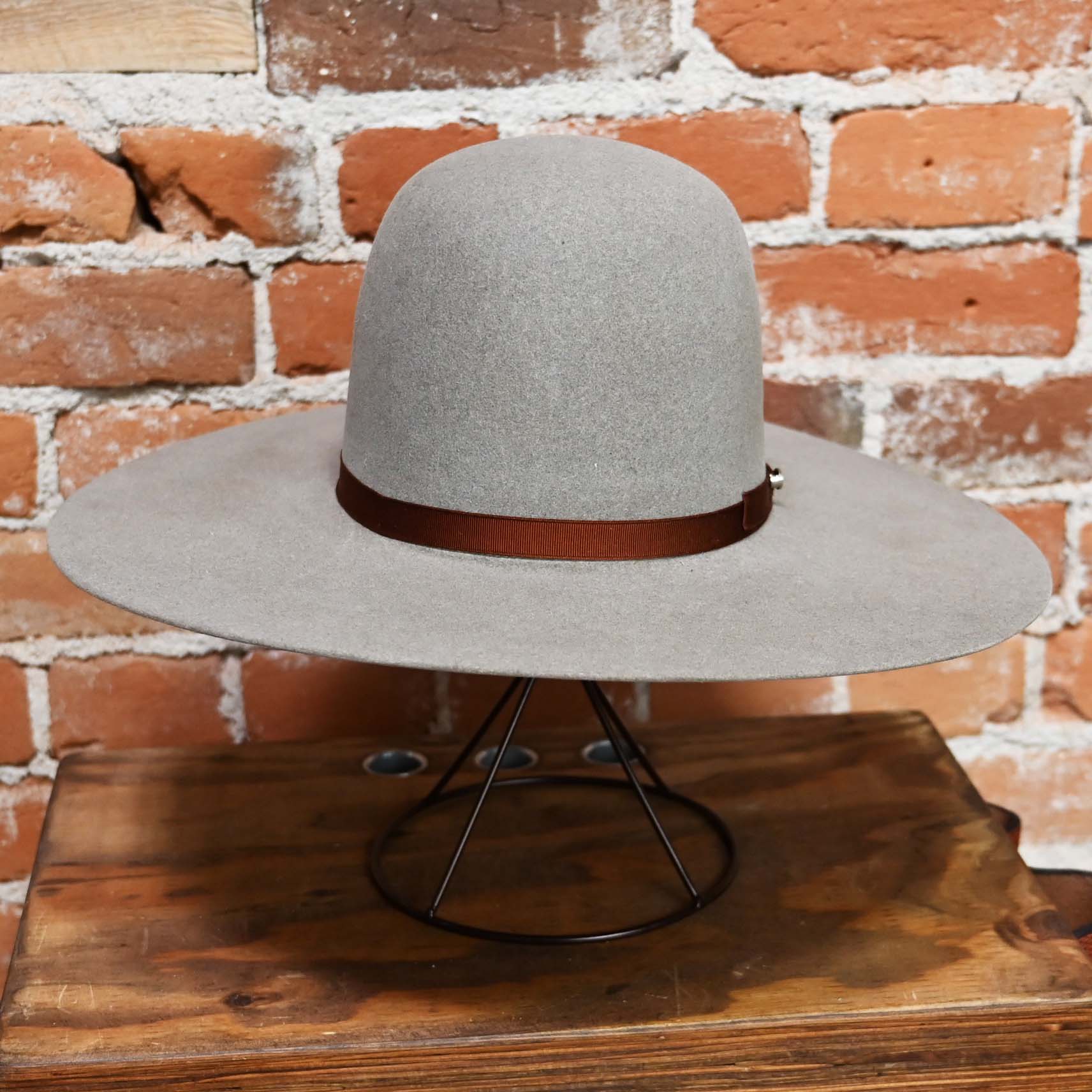 Tacchino Open Crown Western Hat In Natural