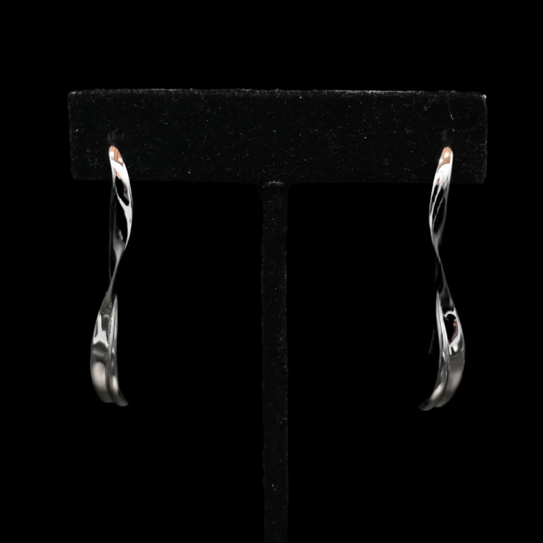 View of earrings