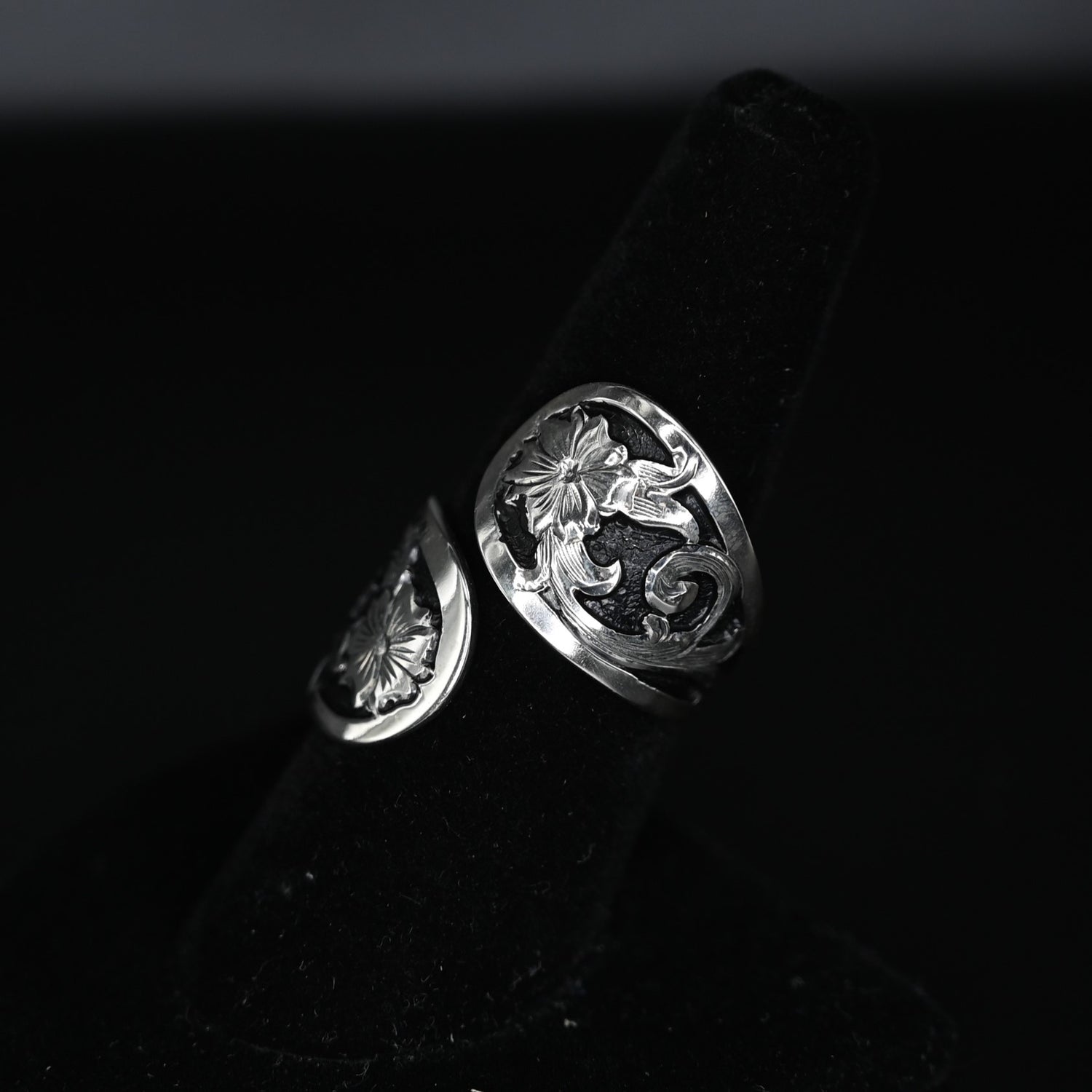 View of side of ring