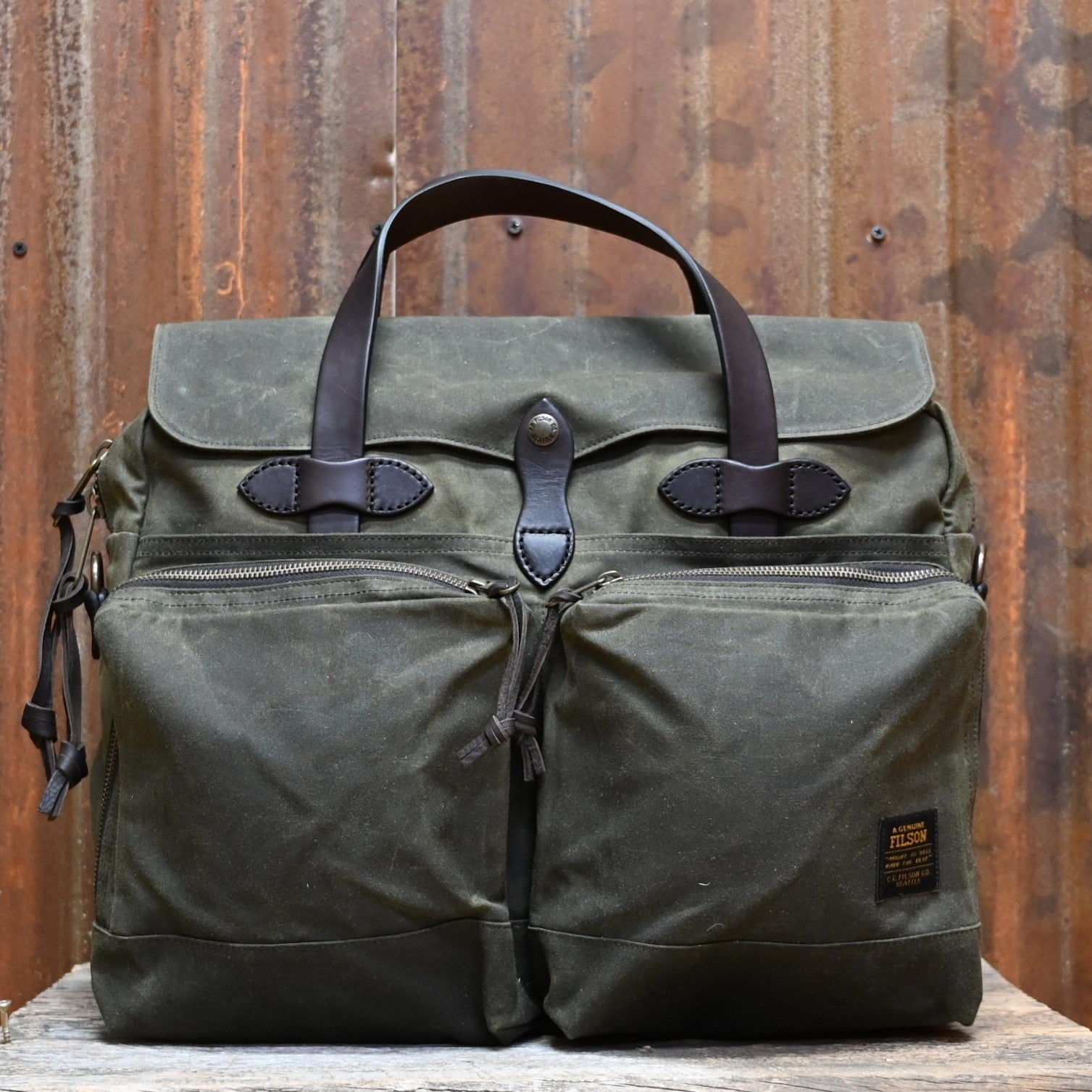 Filson 24 Hour Tin Cloth Briefcase