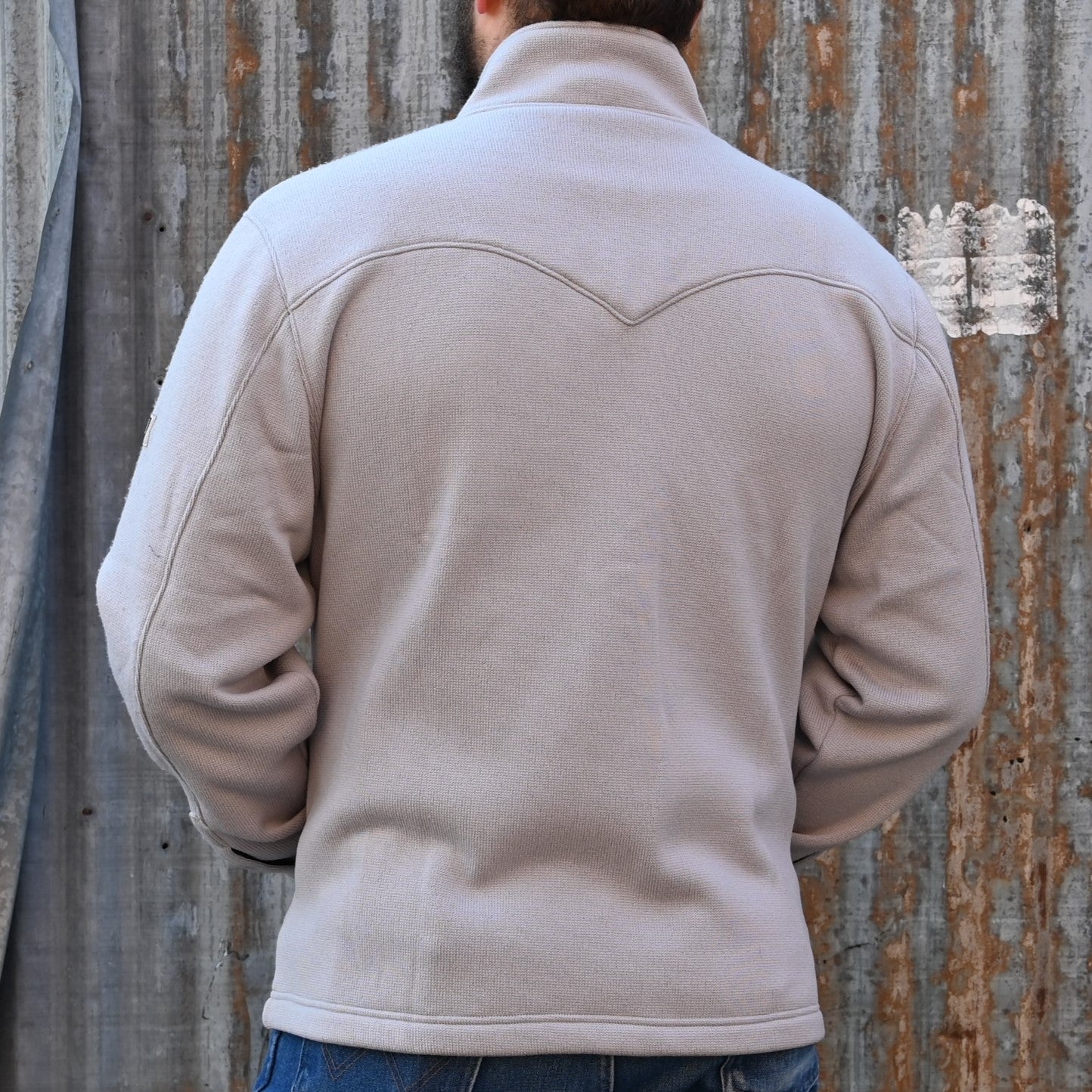 View of back of jacket