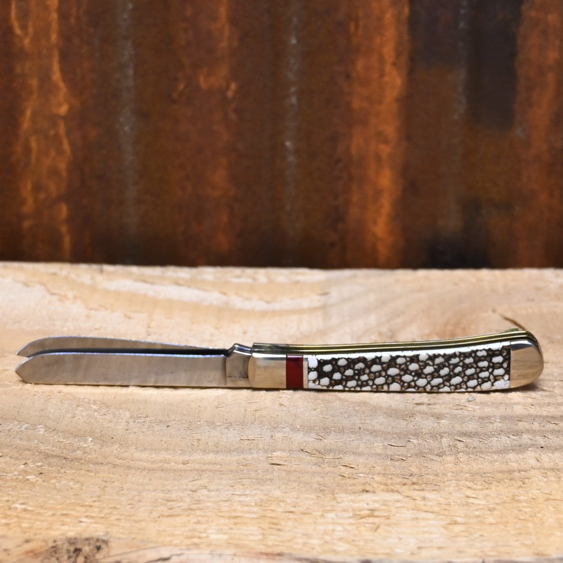 Armadillo Spotted Belly Knife