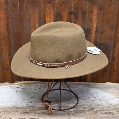 View of side of hat