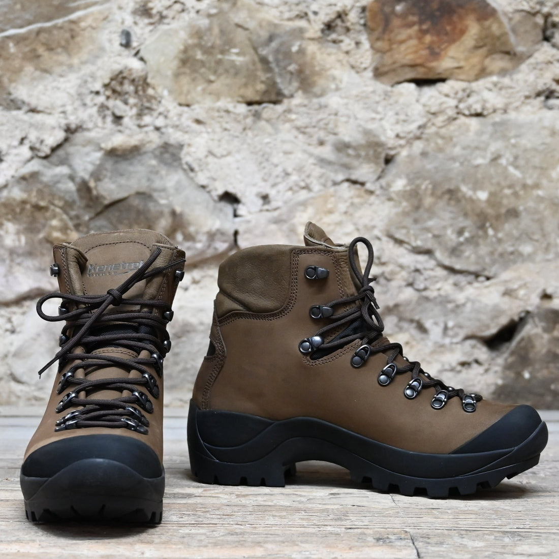 7&quot; Desert Guide Boot W/Custom K-73 Outsoles view of front and side
