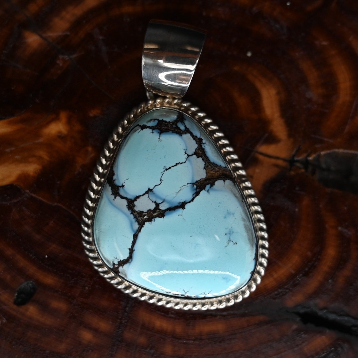 Golden Hills Turquoise Large Pendant