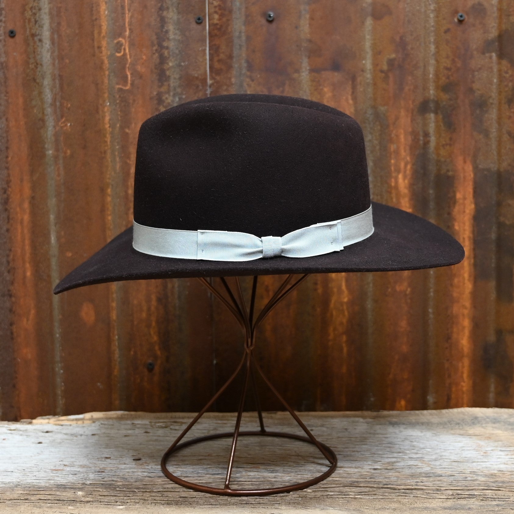 View of side of hat