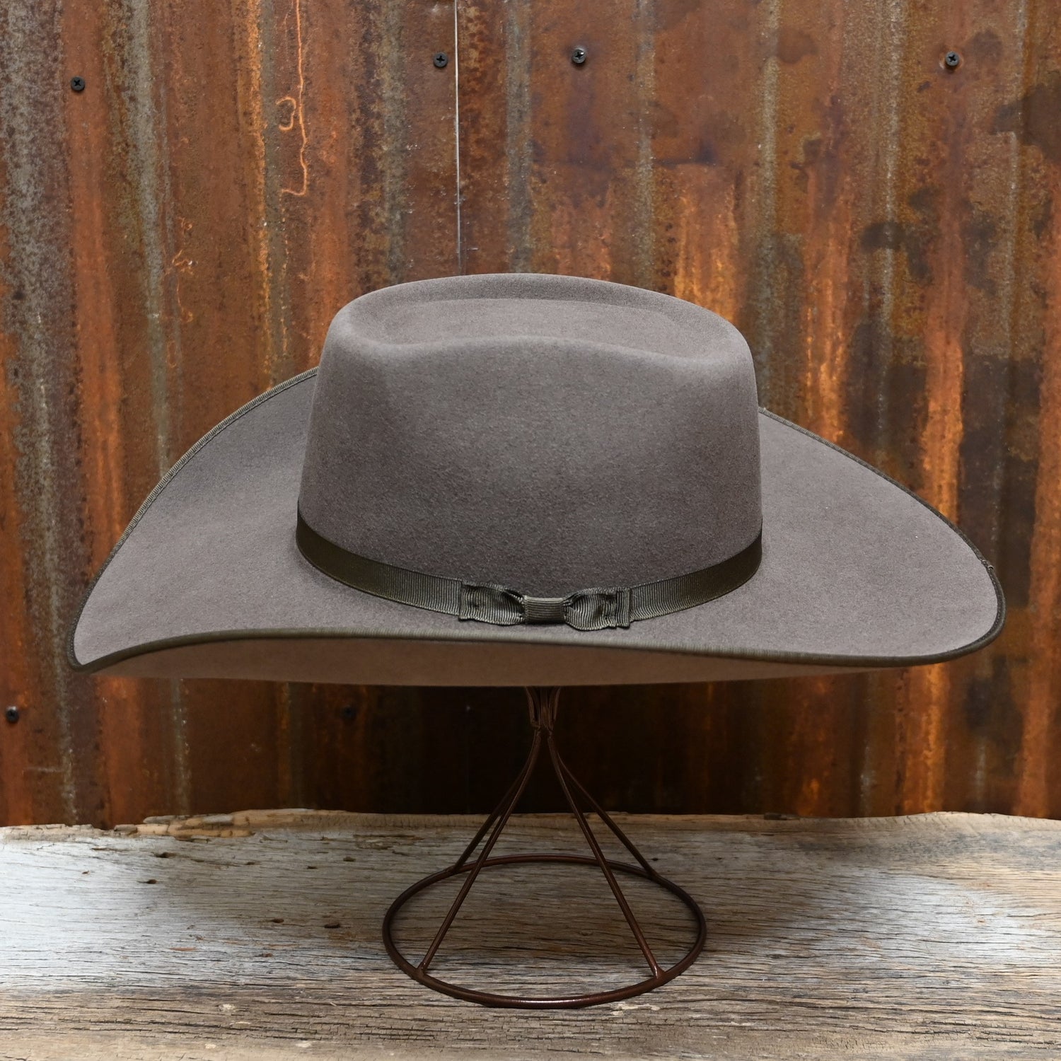 View of side of hat