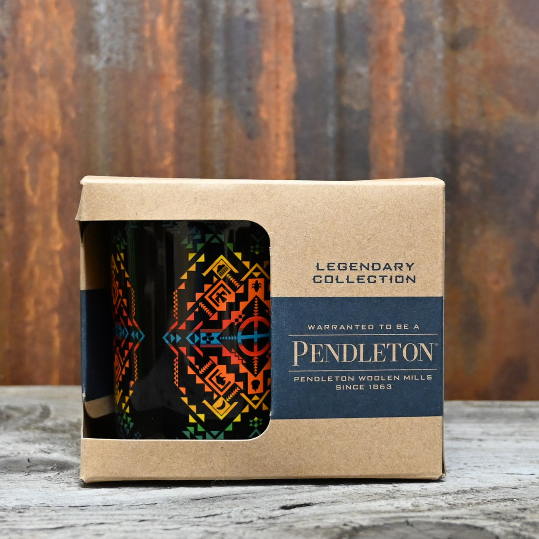 Pendleeton 18 oz Ceramic Mug Shared Spirits view of mug