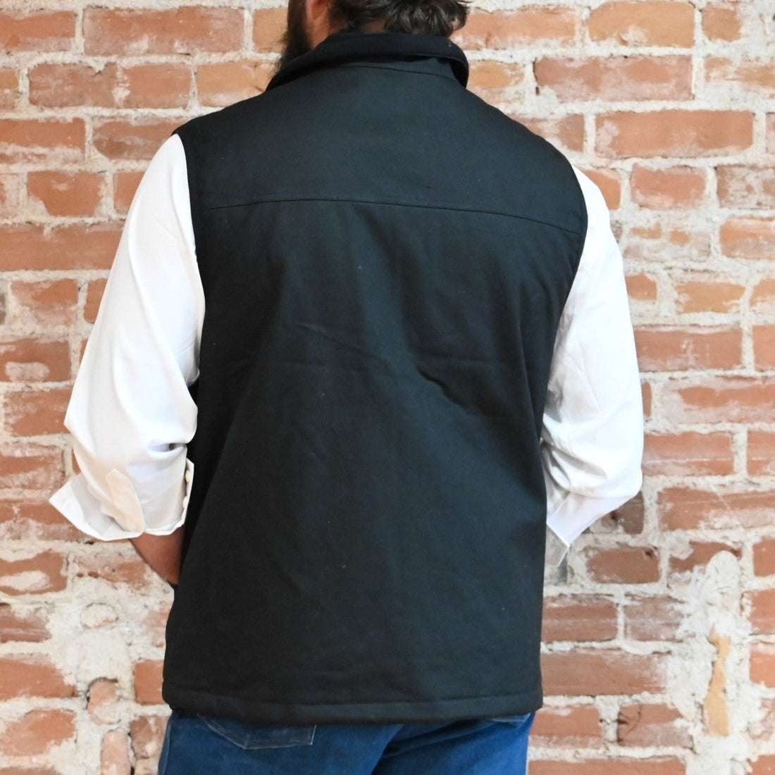 View of back of vest