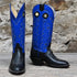 Hondo 14" Royal Blue Top with Black Retan Vamp view of front and side