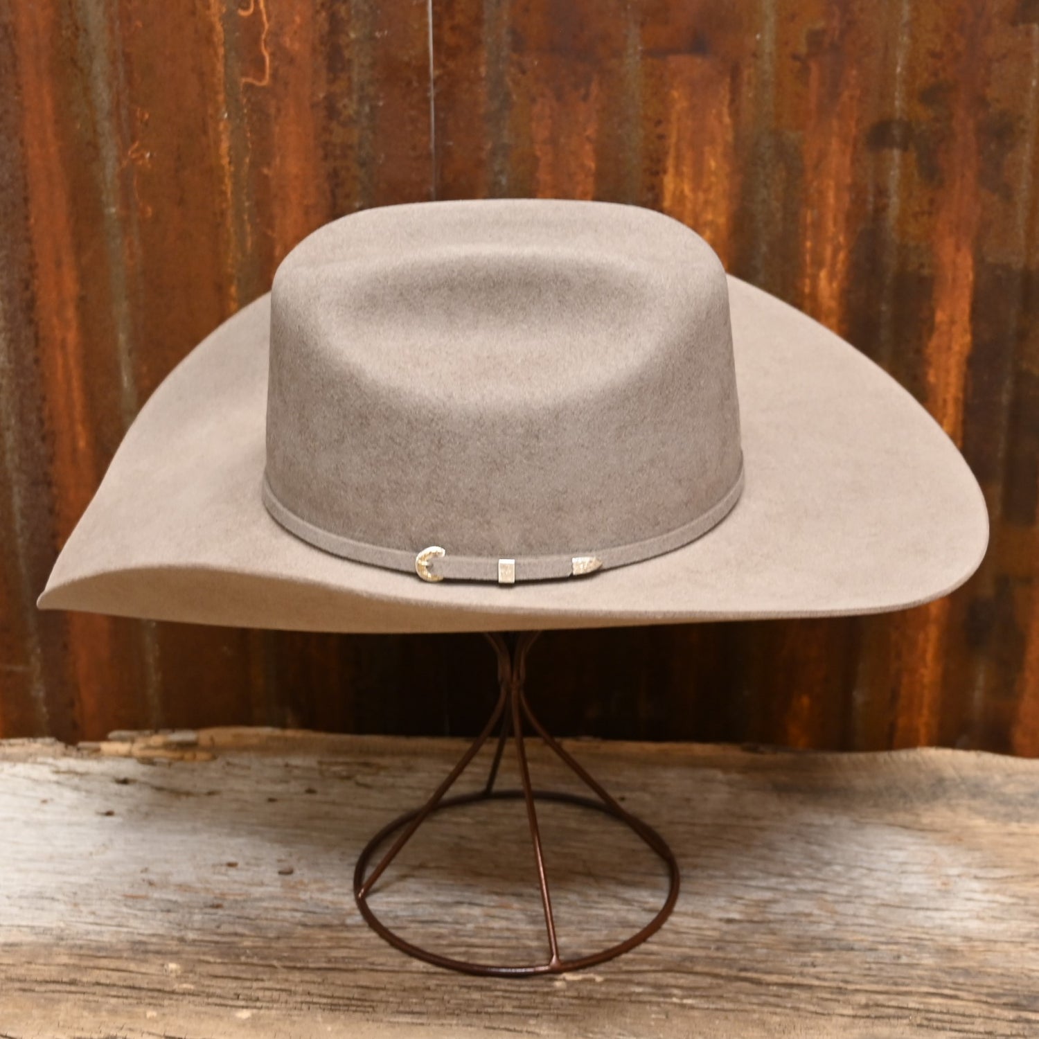 View of side of hat