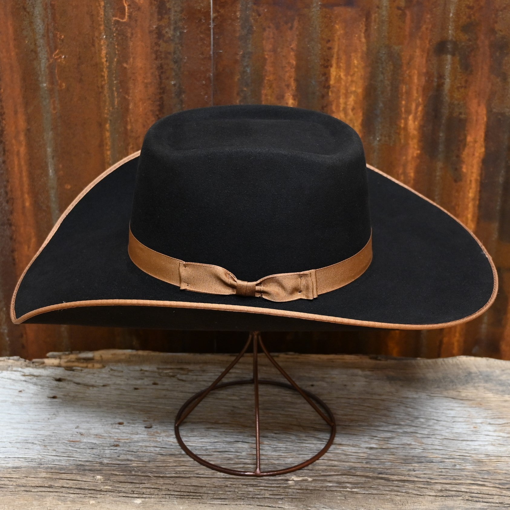 View of side of hat