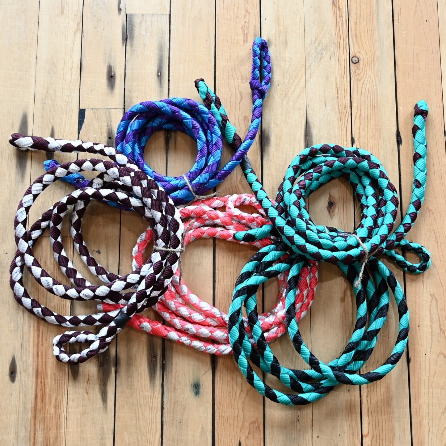 View of ropes in select color