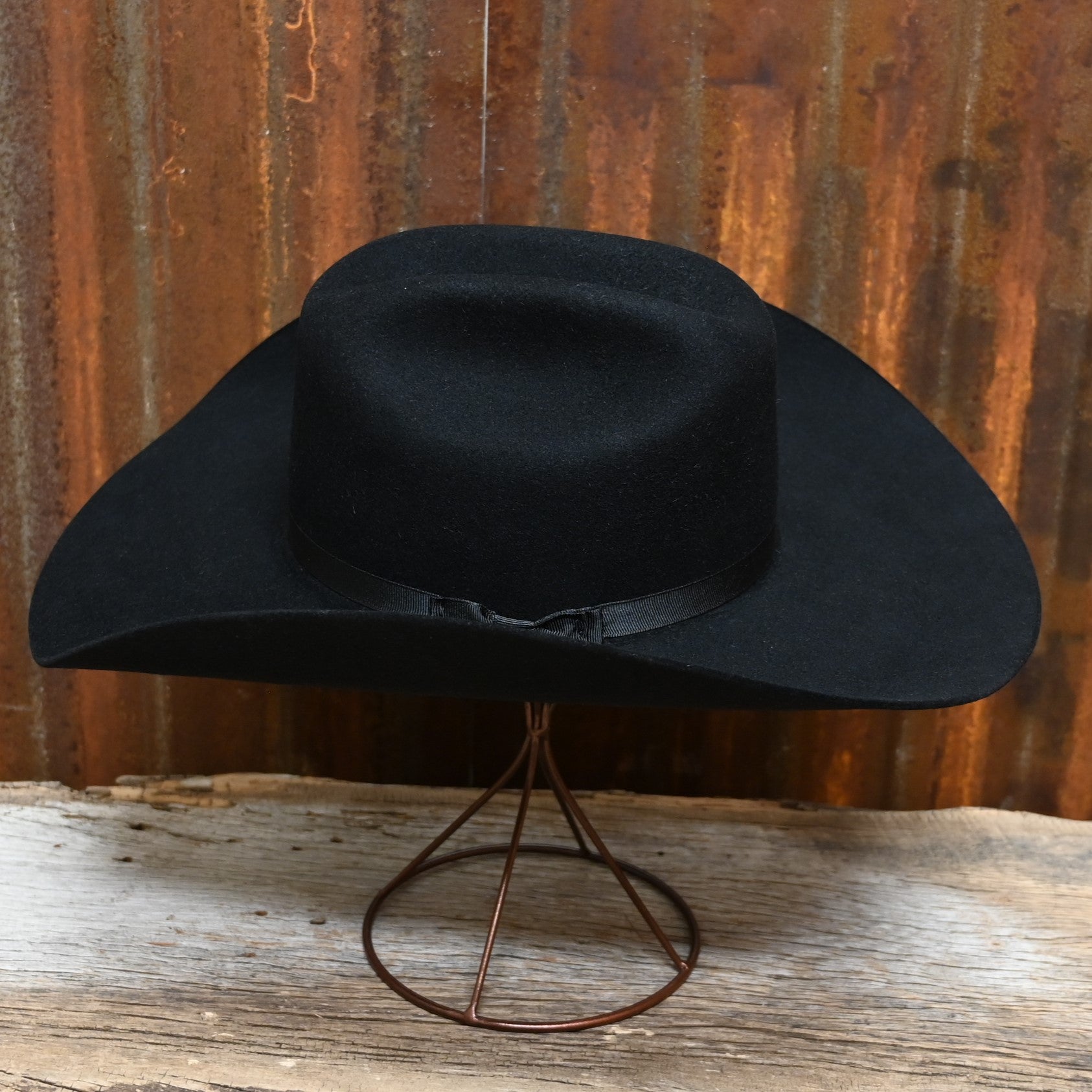 View of side of hat