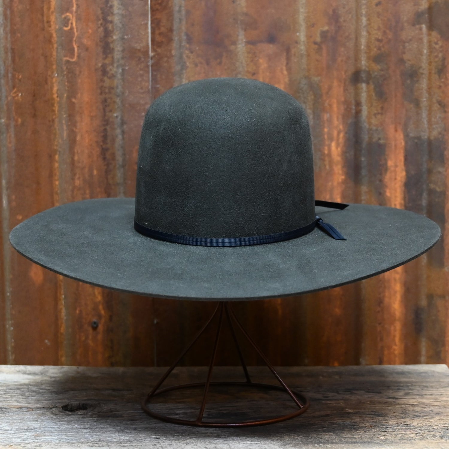 View of front of hat