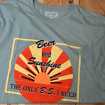 Beer and Sunshine Tee view of design