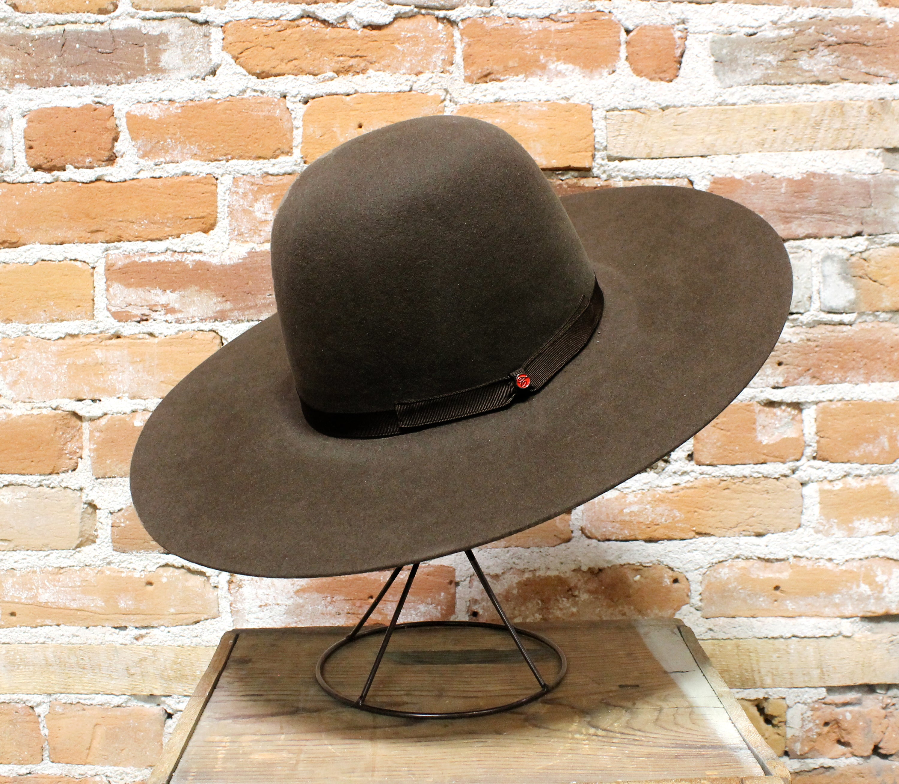 Tacchino Western Hat In Muflone Brown
