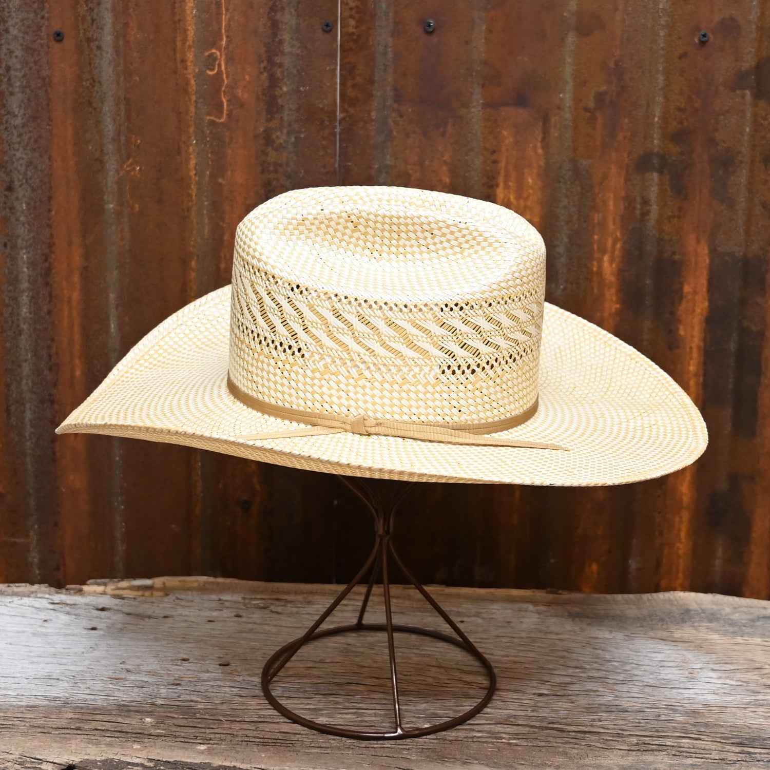 View of side of hat