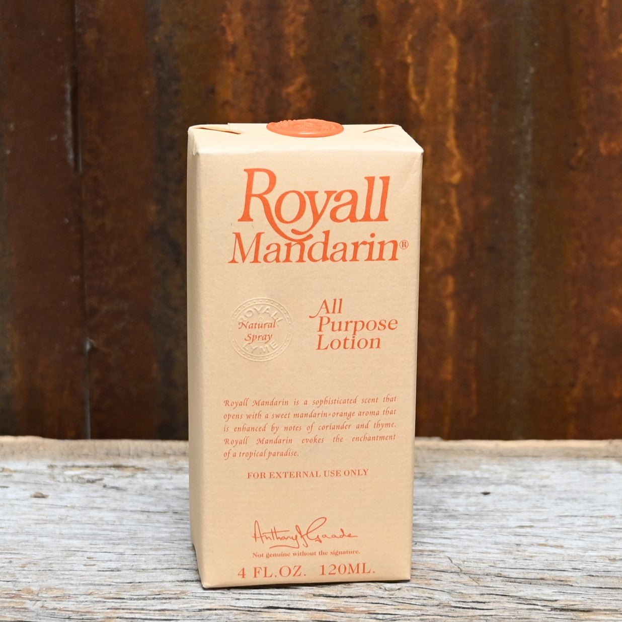 Royall Mandarin 4 oz. Natural Spray Cologne