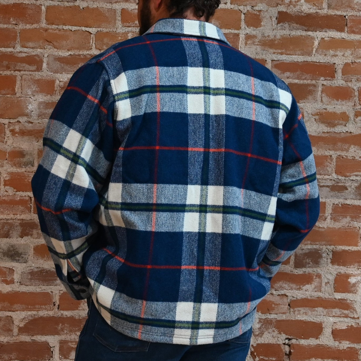 View of back of jacket