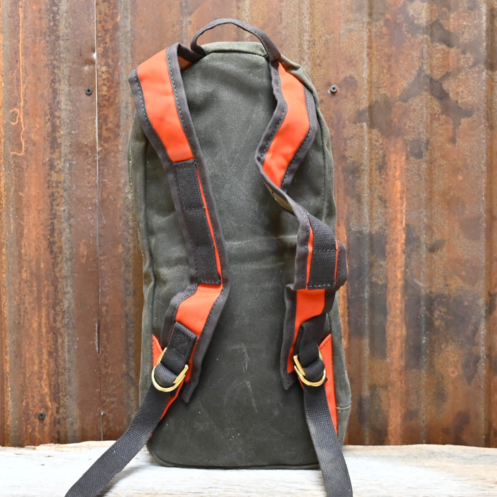 Frost River High Falls Short-Day Pack Two-Tone Orange view of pack