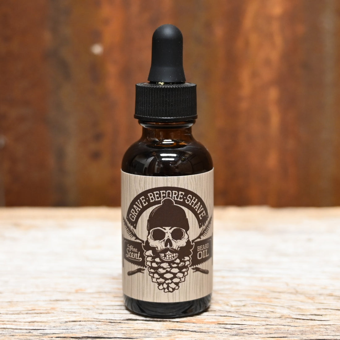 View of beard oil