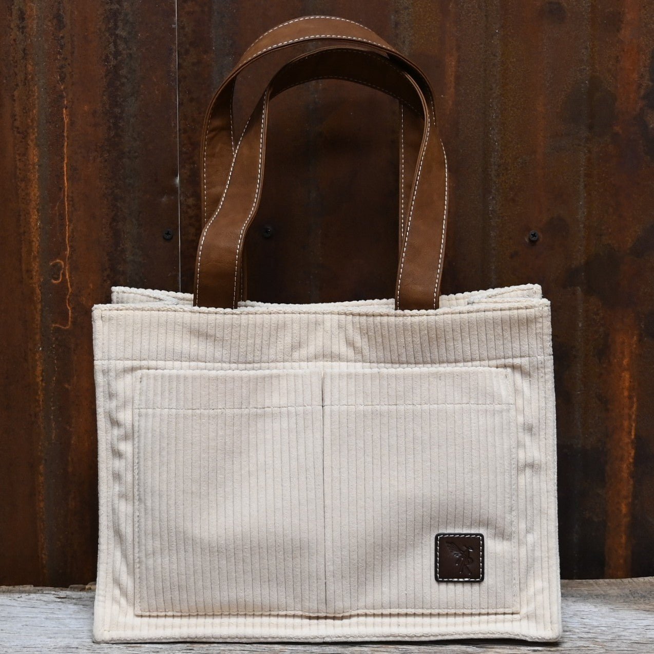 View of front of bag