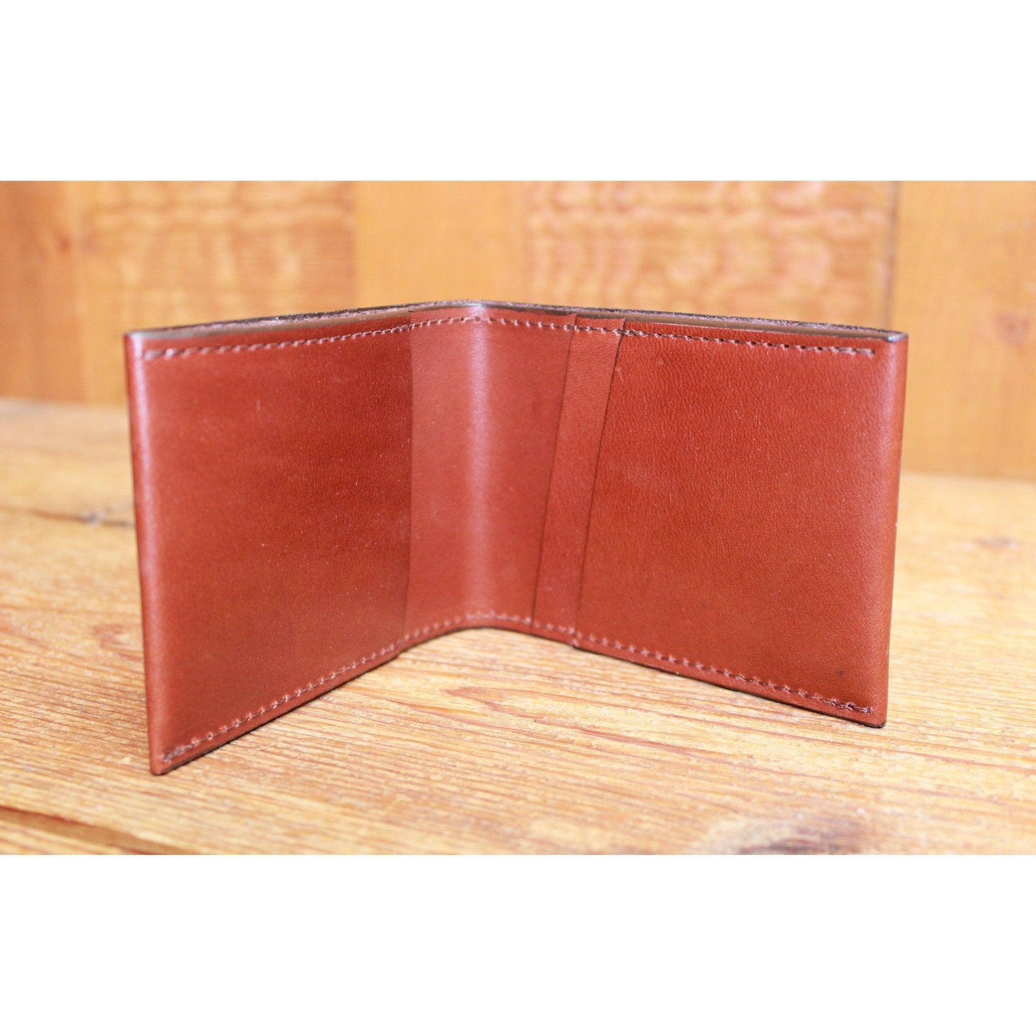 Leather Billfold in Chestnut-Atomic 79