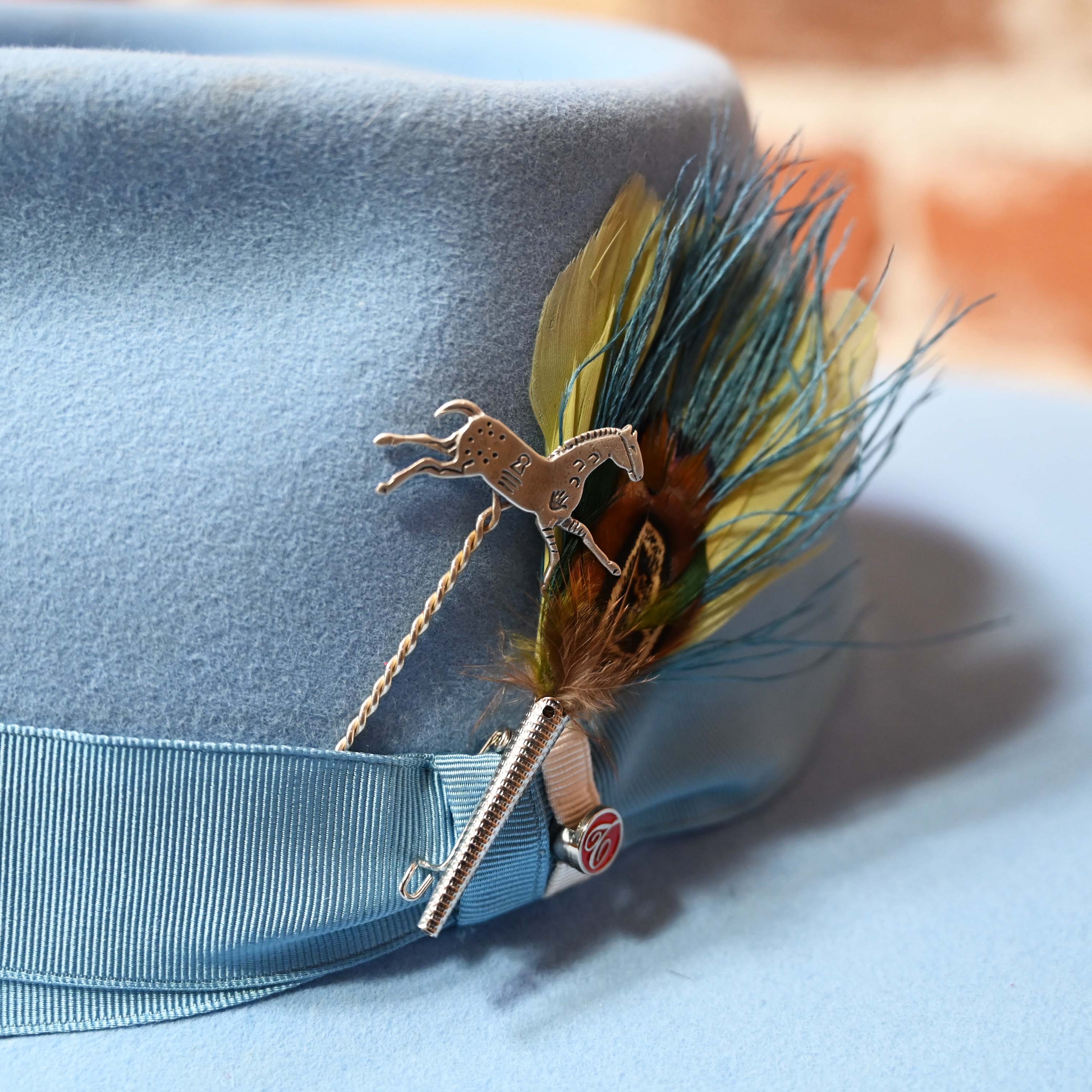 Tacchino Fashion Hat in Blue