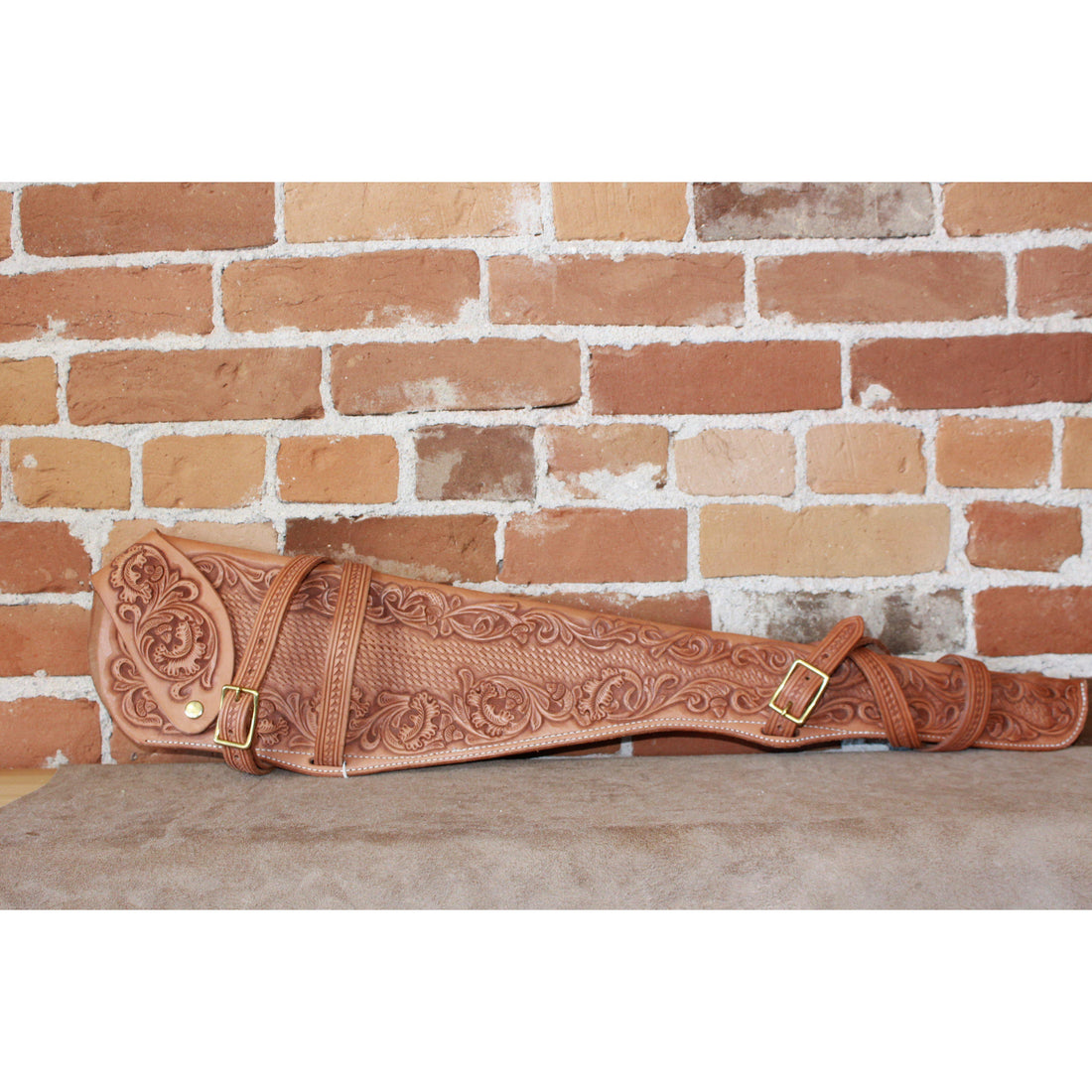 Floral Tooled Scabbard for Rifles-Atomic 79